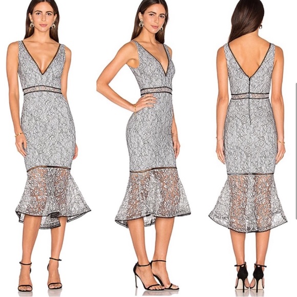 Nicholas French Lace Midi dress - Picture 3 of 8